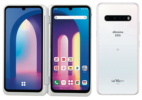 LG V60 thinQ L-51Aまた背面ひび割れがございます