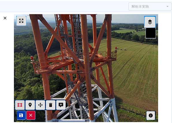 写真:撮影画像をdocomo skyで確認