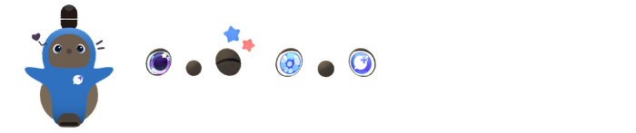 イメージ:「+メッセージ」LOVOTスタンプ