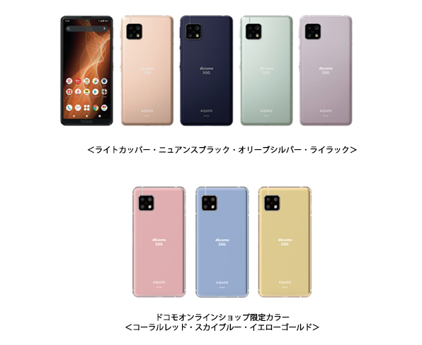 AQUOS sense 5G SH-53A　オリーブシルバー