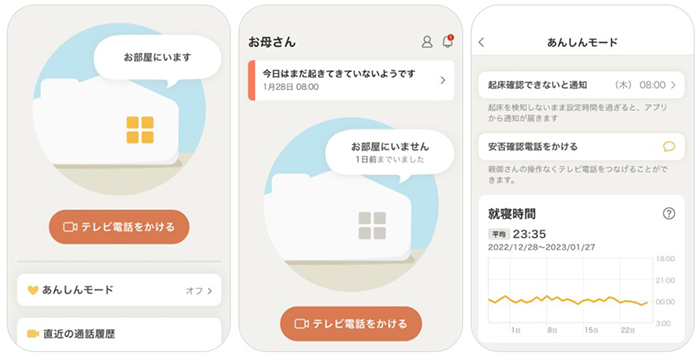 ちかくアプリの画面イメージ