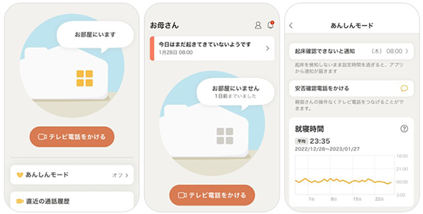 ちかくアプリの画面イメージ