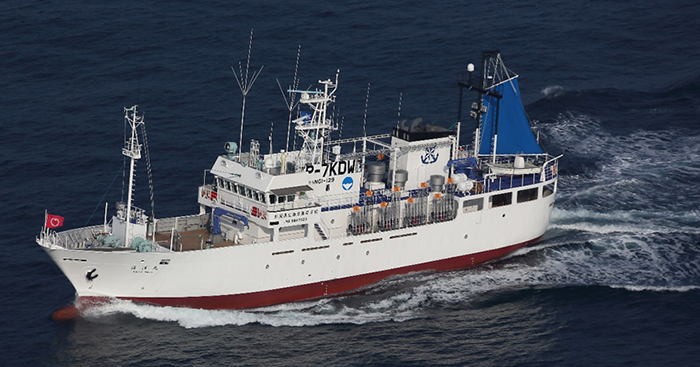 実習船「海洋丸」の画像