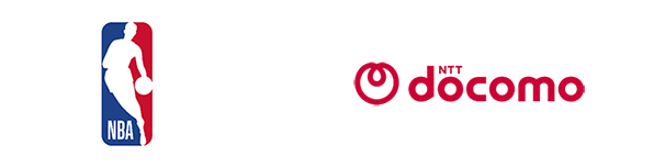 ドコモのロゴ、NBAのロゴ