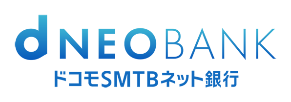 株式会社ドコモSMTBネット銀行のロゴ：「d NEOBANK」ドコモSMTBネット銀行