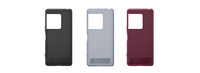 Xperia 1 VIII SO-51G&emsp;Style Cover with Stand（ブラック／シルバー／レッド）