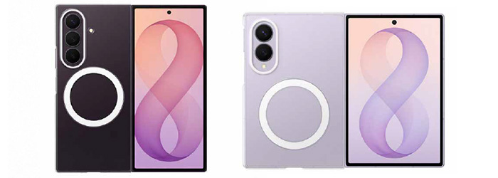 Samsung Galaxy Z Fold8 Ultra SC-56G Clear Magnet Case（Clear）／Samsung Galaxy Z Fold8 SC-57G Clear Magnet Case（Clear）
