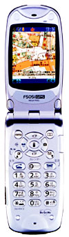 ムーバ F505iGPS＜アメジストブルー＞の写真（オープン時）