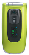 FOMA F900i＜ライムグリーン＞の写真（折りたたみ時）