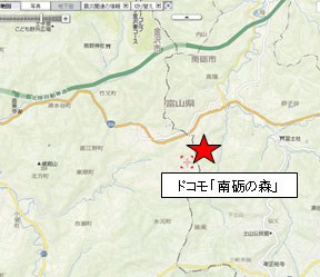 参考／南砺の森　周辺地図