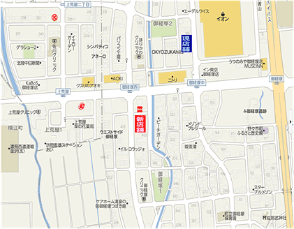 ドコモショップ御経塚店　周辺地図