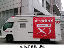 Xi対応移動基地局車