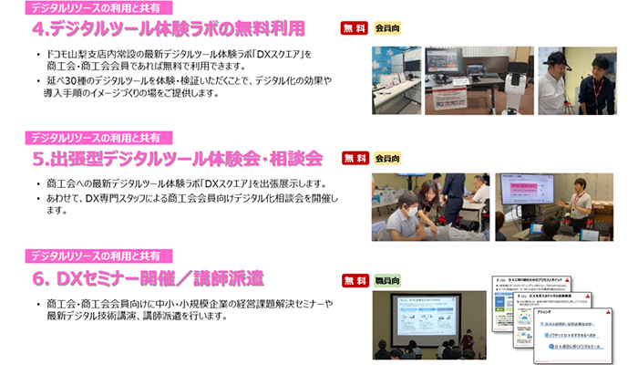 連携事業の主な取組み 4~6