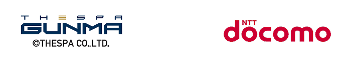 ザスパ群馬とドコモのロゴ
