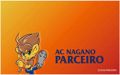 d払い「AC長野パルセイロ」きせかえデザイン マスコットデザイン（ライオー）