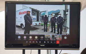 基地局の電源救済訓練(中継)