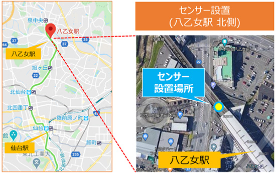 実証実験実施場所