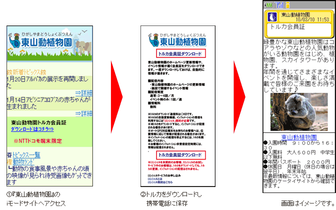 トルカ会員証の保存イメージ