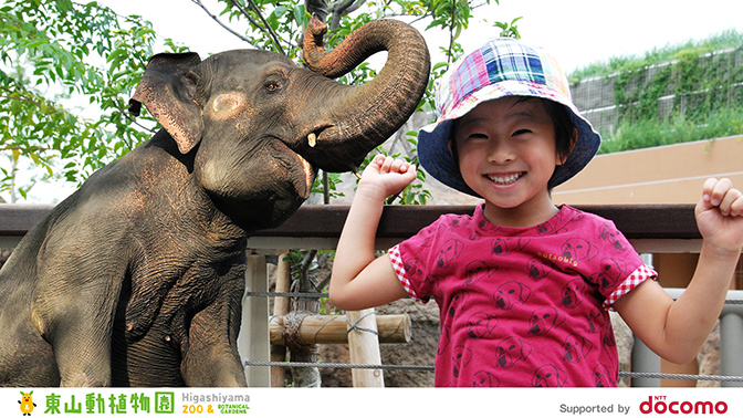 「東山動植物園ARカメラアプリ」画面イメージ