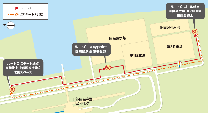 9月2日～4日 ルート地図