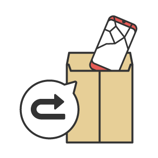 旧電話機の返送の画像