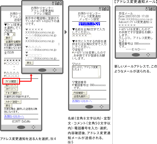 通知メール送信方法の画像