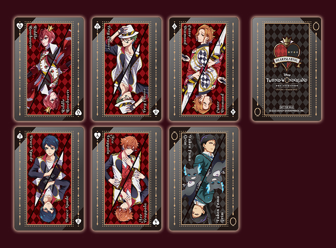 トランプ風クリアカード