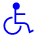 「車椅子」の絵文字