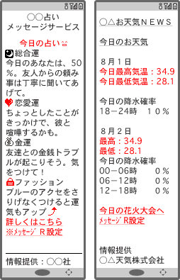 メッセージR(リクエスト)のイメージ