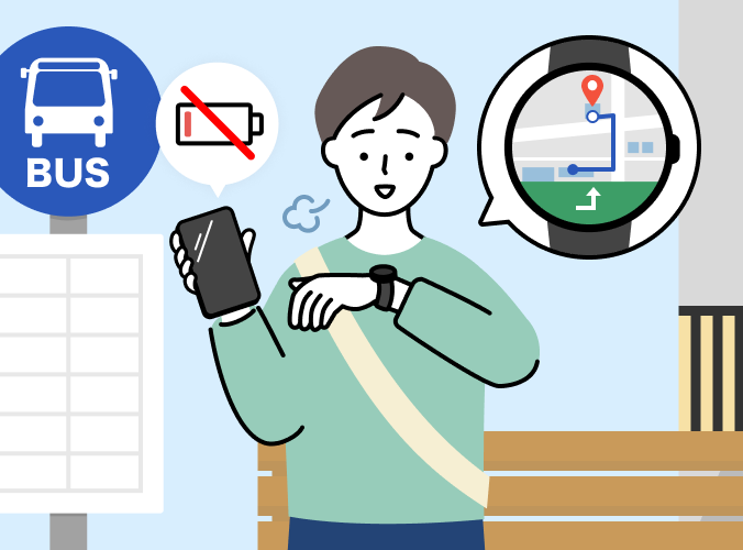 スマホが電池切れのときものイメージ画像