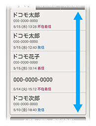 履歴の確認の画像