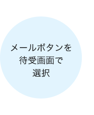 メールボタンを待受画面で選択