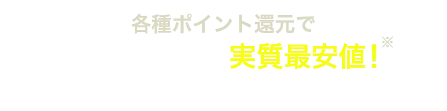 各種ポイント還元でDAZN月額プラン実質最安値！※ ※2025年4月1日時点 当社調べ
