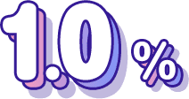 1.0%