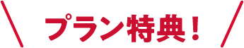 プラン特典