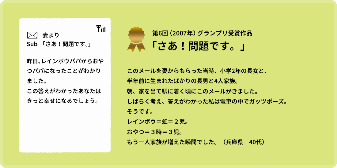 第6回グランプリ受賞作品