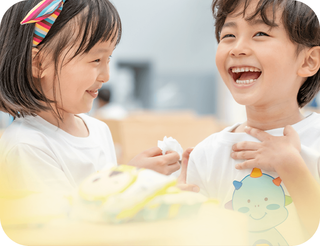 笑顔の子どもたち