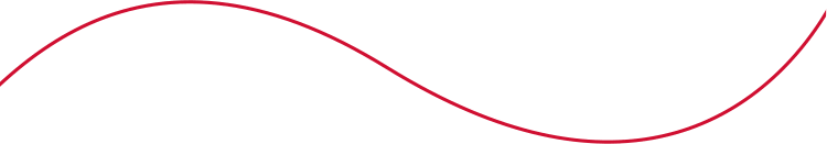 ふわっと漂う赤いライン