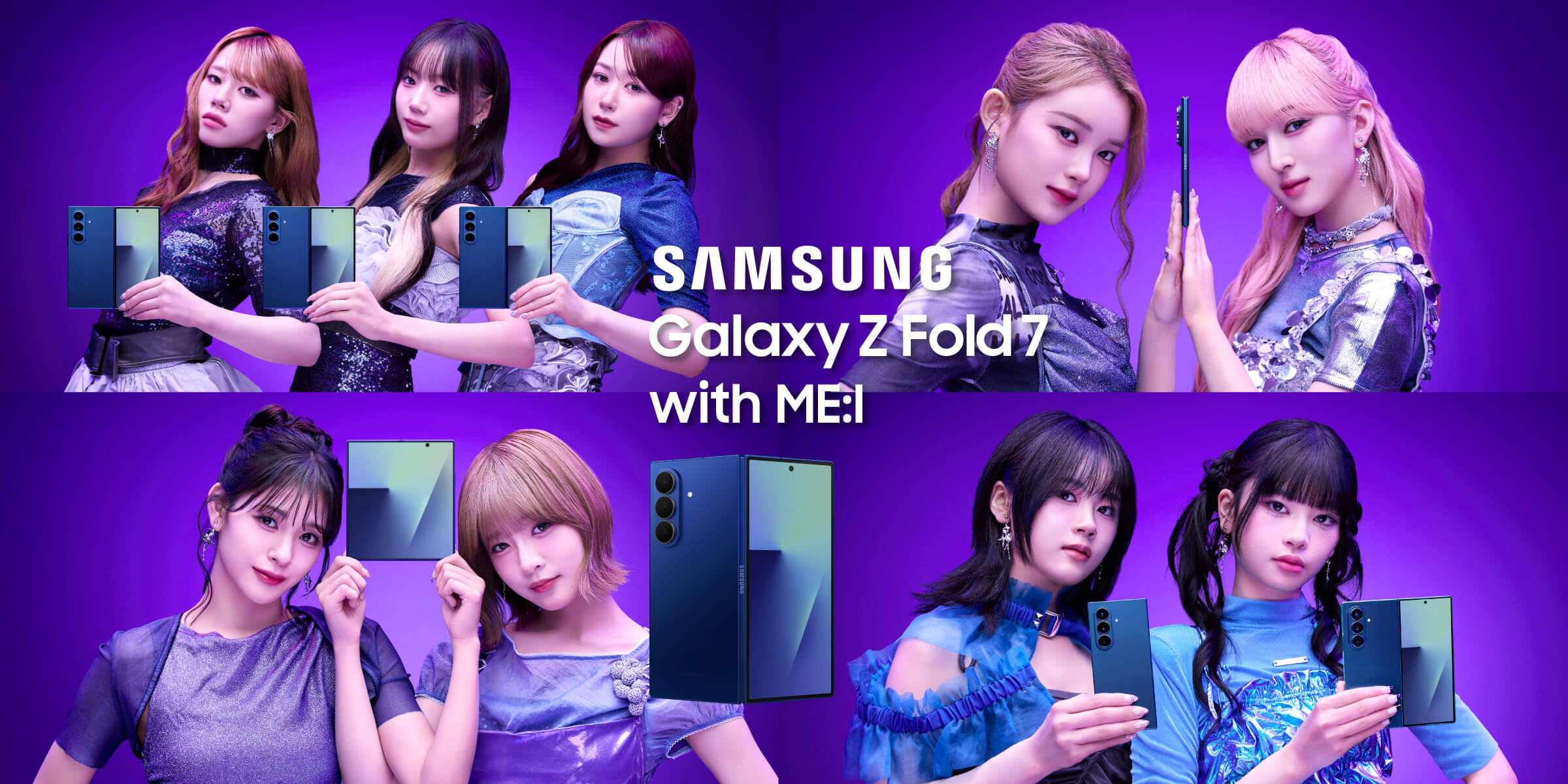 SAMSUNG Galaxy Z Fold7 with ME:I