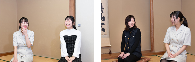 ドコモ杯女流棋聖戦 | 上野梨紗 初タイトル獲得 | インタビューに答える女流棋士の3人