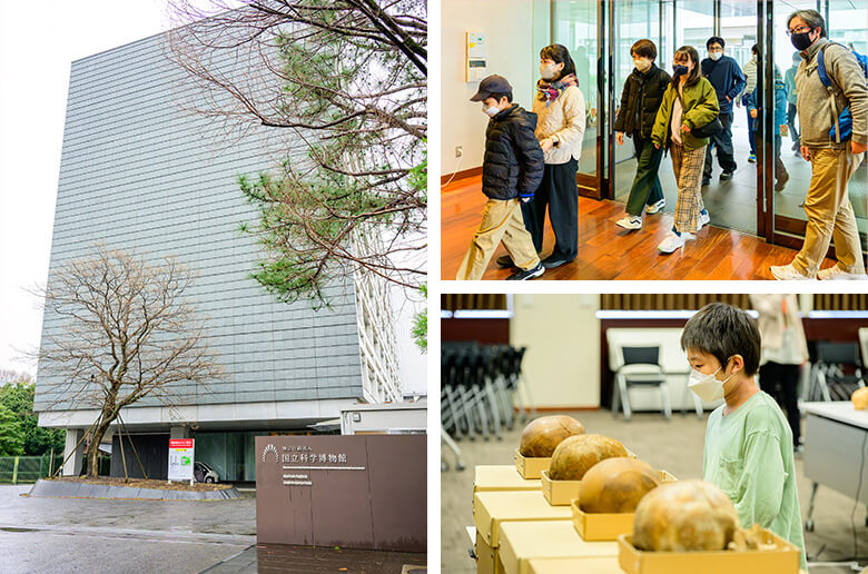 国立科学博物館 | 2025 ドコモ未来フィールド | 参加者達が施設に入る様子