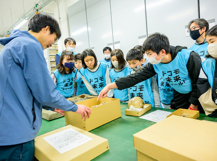 国立科学博物館 | 2025 ドコモ未来フィールド | 収蔵庫ツアーの様子