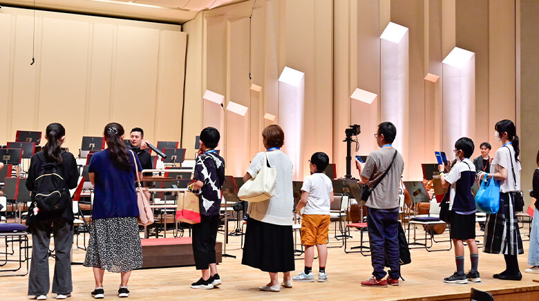 NHK交響楽団 | 2024 ドコモ未来フィールド | 舞台見学の様子