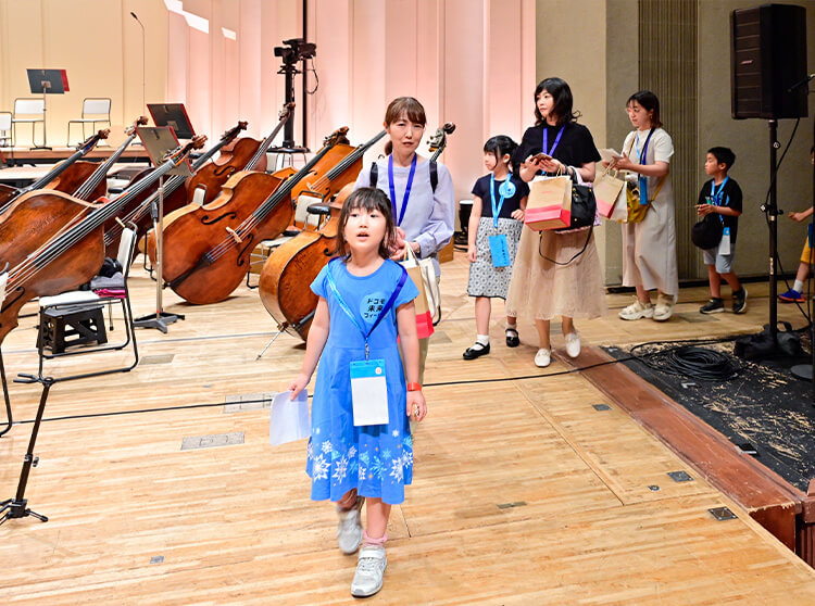NHK交響楽団 | 2024 ドコモ未来フィールド | 舞台見学の様子