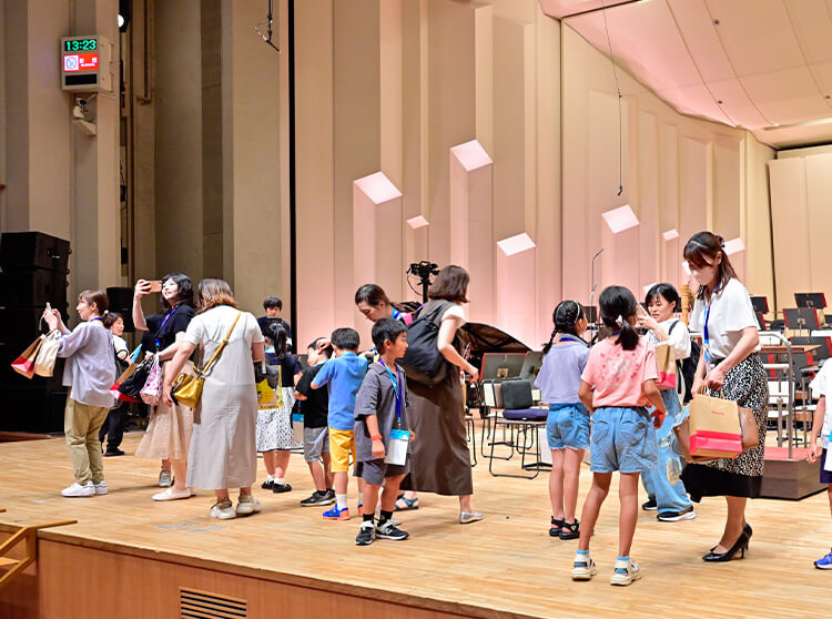 NHK交響楽団 | 2024 ドコモ未来フィールド | 舞台見学の様子