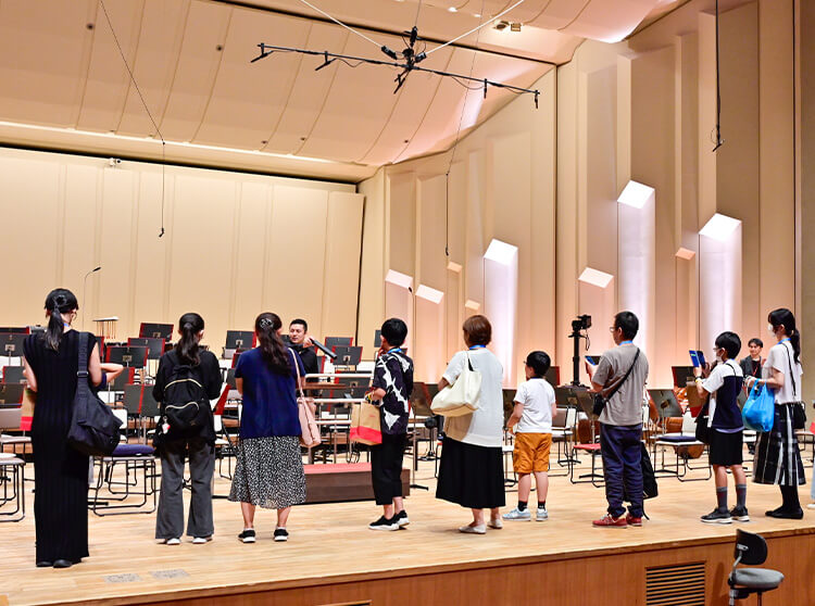 NHK交響楽団 | 2024 ドコモ未来フィールド | 舞台見学の様子