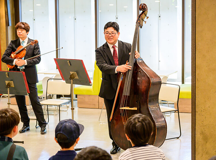 ＮＨＫ交響楽団 | 2025 ドコモ未来フィールド | ＮＨＫ交響楽団が演奏する様子