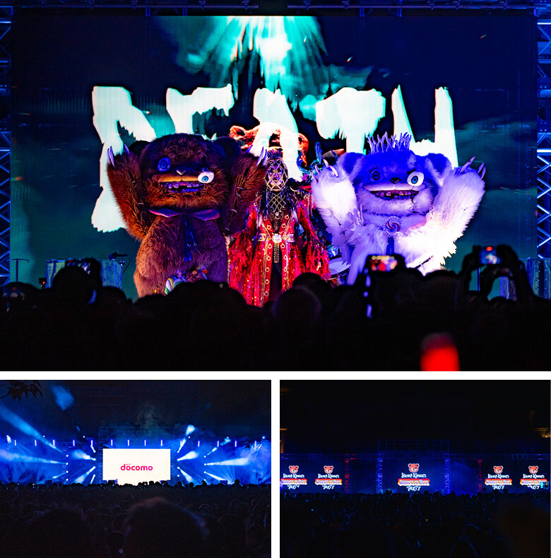 ユニバーサル・スタジオ・ジャパン | ハミクマ・シャウト・イット・アウト・パーティの様子