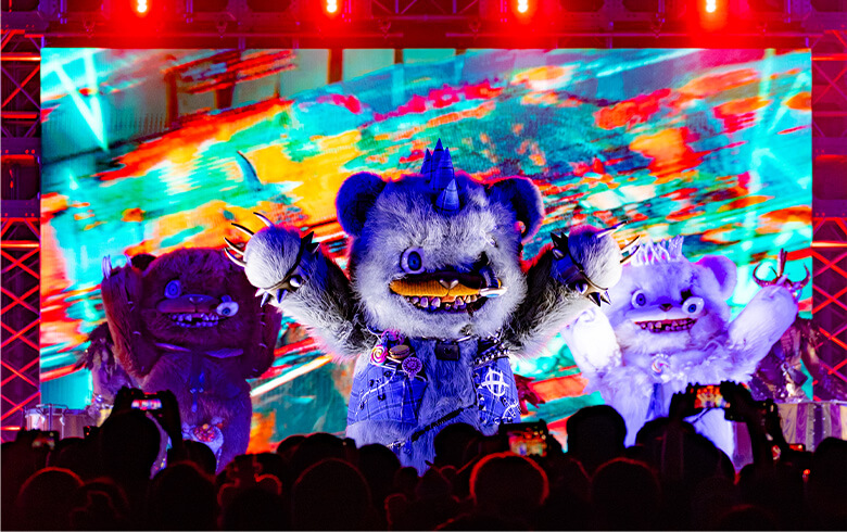 ユニバーサル・スタジオ・ジャパン | ハミクマ・シャウト・イット・アウト・パーティの様子