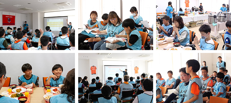 大宮アルディージャ | ドコモ未来フィールド体験イベント | 食育セミナー時の様子